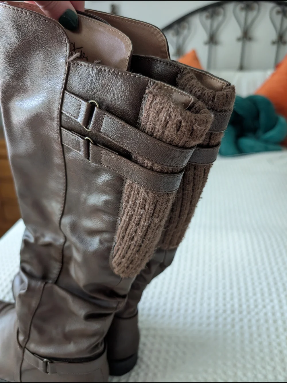 Life Stride Brown Knee-High Riding Boots
